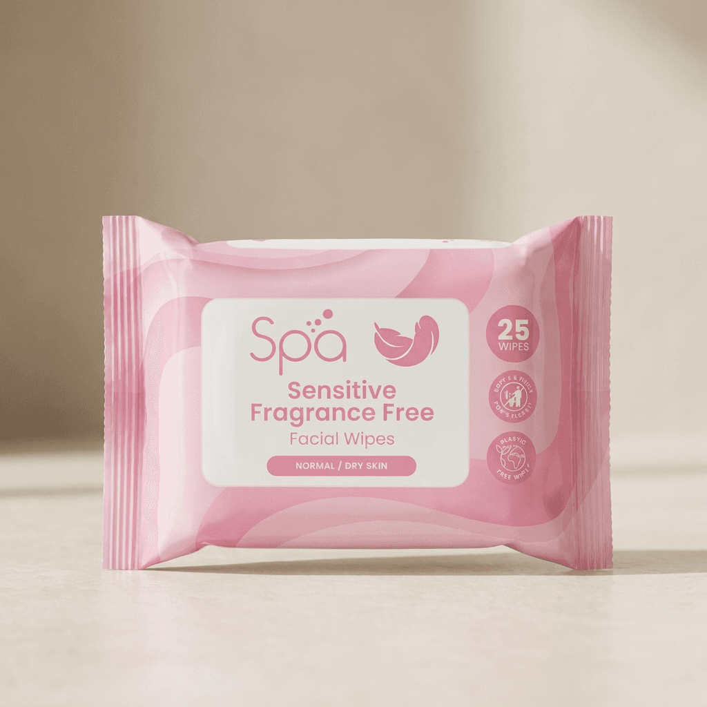 Sensitive Fragrance Free Facial Wipes (25 wipes)
