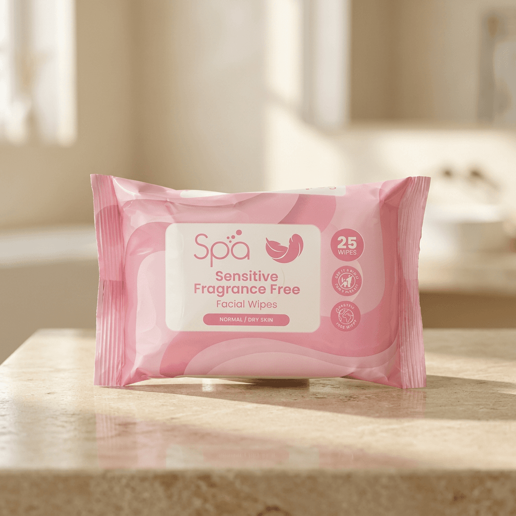 Sensitive Fragrance Free Facial Wipes (25 wipes) thumbnail 3